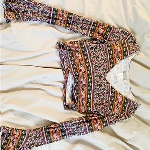 bell bottom long sleeve